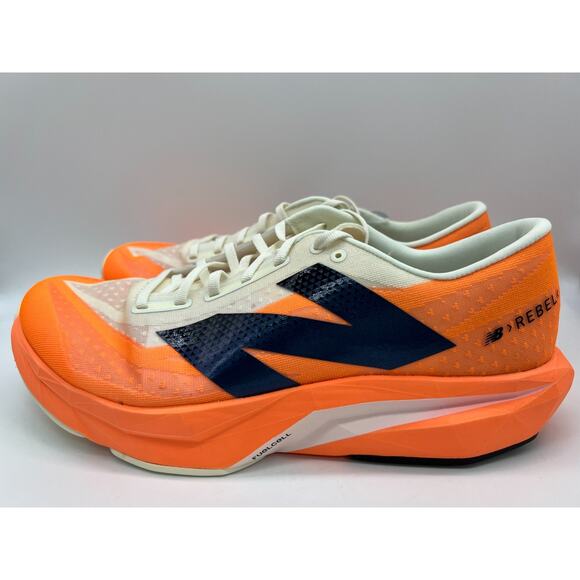 New Balance FuelCell Rebel v4 Men\'s 13 Hot Mango Black MFCXCO4 New main image 9